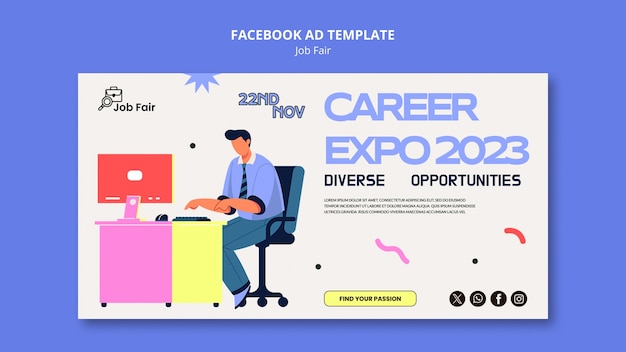 Progettazione del modello della fiera del lavoro