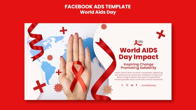 Progettazione del modello della giornata mondiale contro l'AIDS