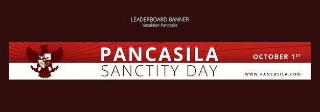 Progettazione del modello di banner della classifica di Kesaktian pancasila