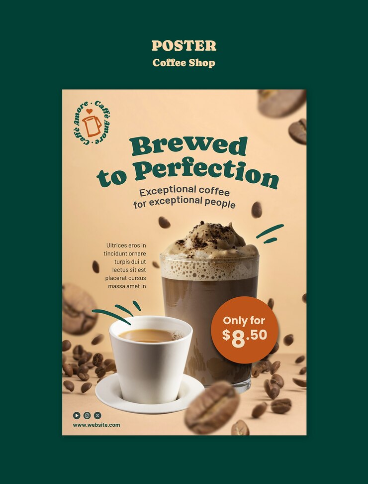 PSD progettazione del modello di caffetteria