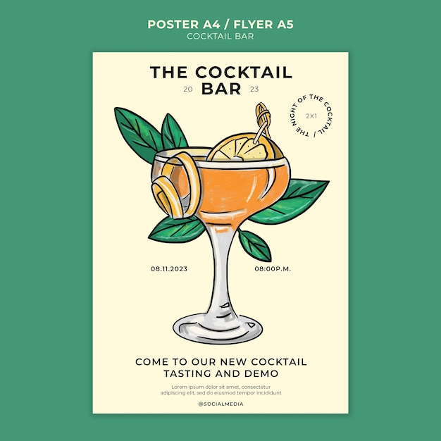 Progettazione del modello di cocktail bar