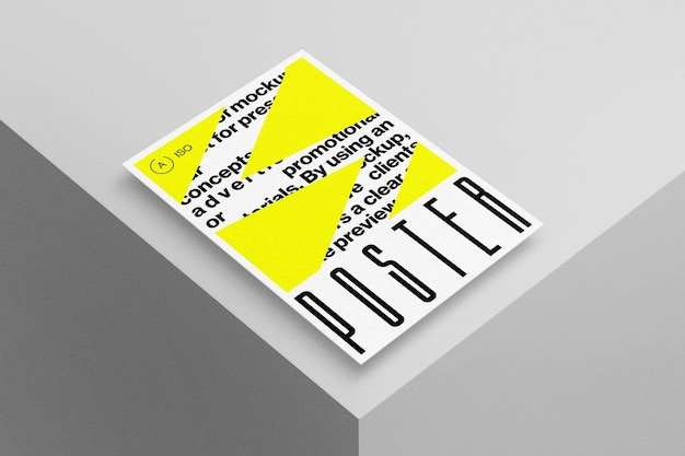 Progettazione del modello di poster cartaceo PSD