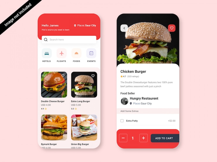 PSD progettazione dell'interfaccia utente dell'app di servizio multiuso
