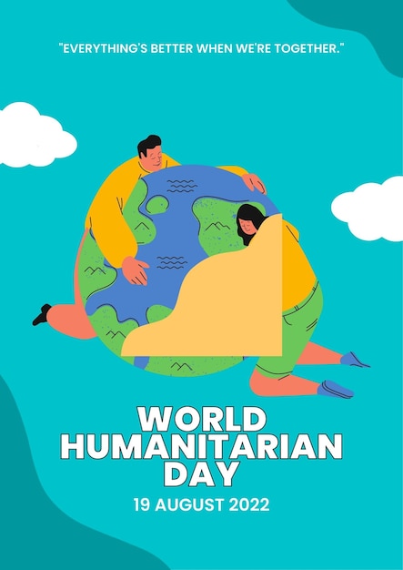 progettazione della giornata umanitaria mondiale