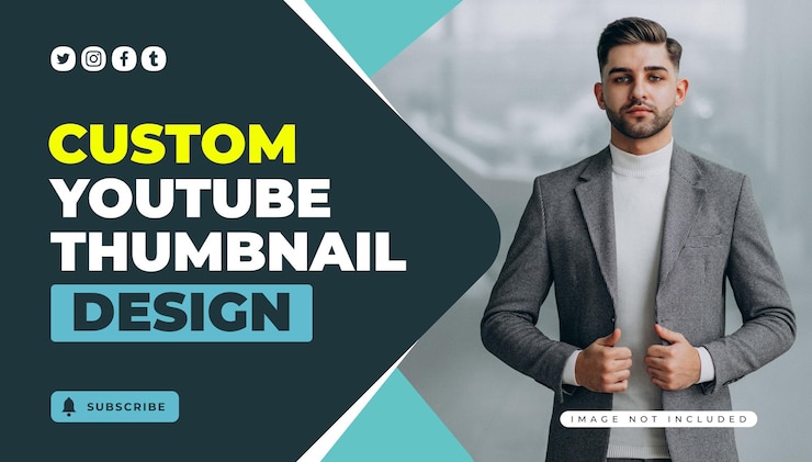 PSD progettazione di miniature aziendali di youtube