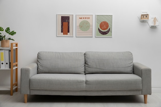 Progettazione di mockup di cornici per galleria
