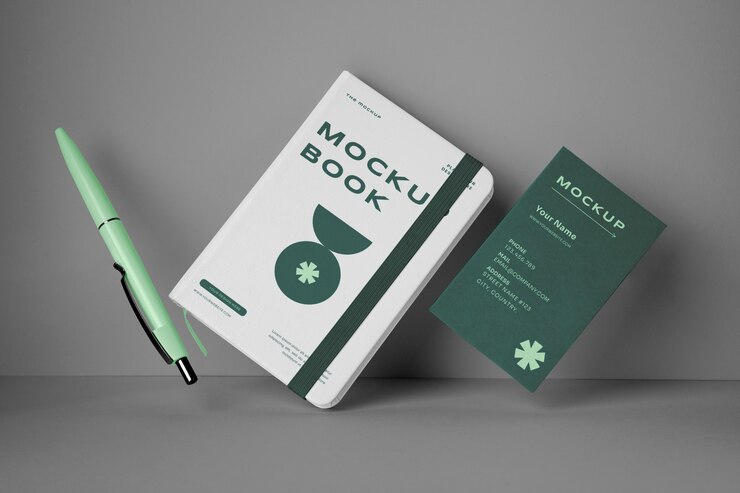 Progettazione di mockup di elementi levitanti