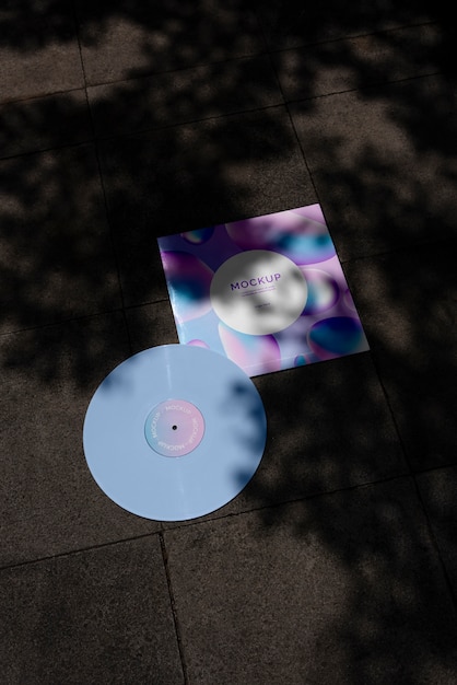 Progettazione di mockup di imballaggi in vinile