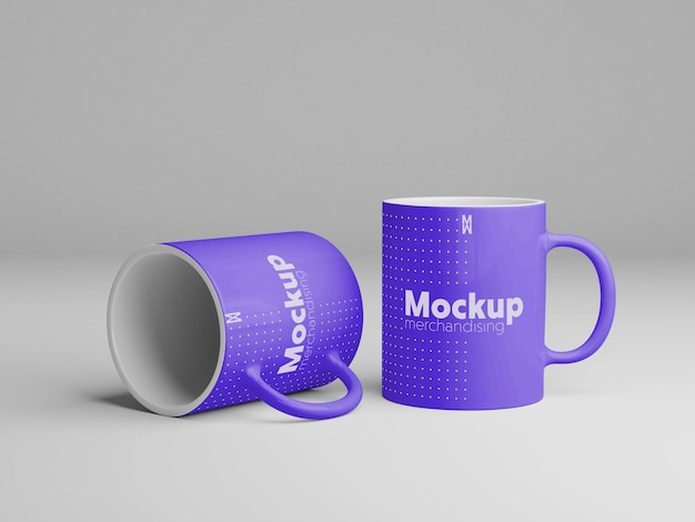 Progettazione di mockup di merchandising per computer