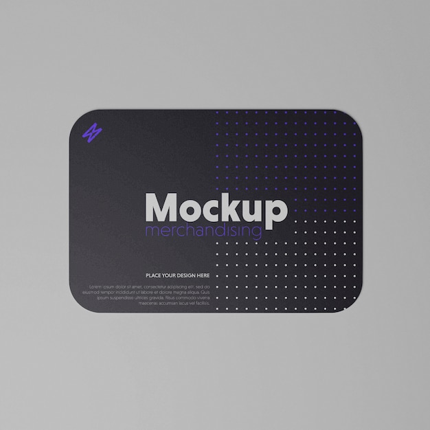 Progettazione di mockup di merchandising per computer