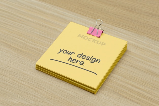 Progettazione di mockup di post-it