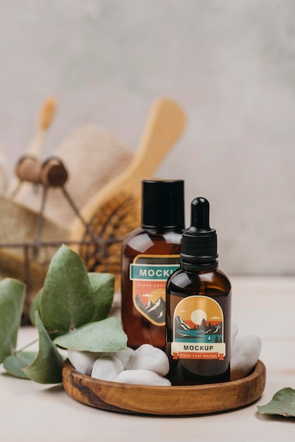 Progettazione di mockup di prodotti per la pulizia della sostenibilità