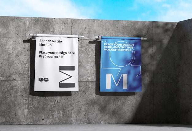 Progettazione di modelli di banner tessili