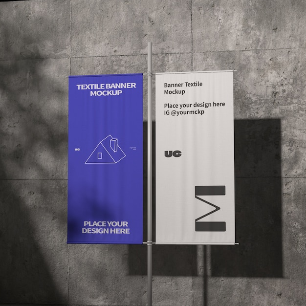 Progettazione di modelli di banner tessili