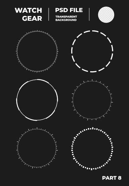 progettazione di orologi psd stratificati HD ruota di marcia