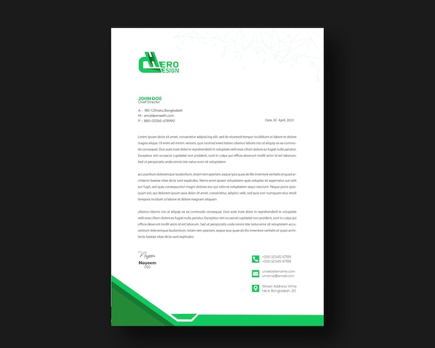 Progettazione gratuita di modelli di testate creative professionali PSD