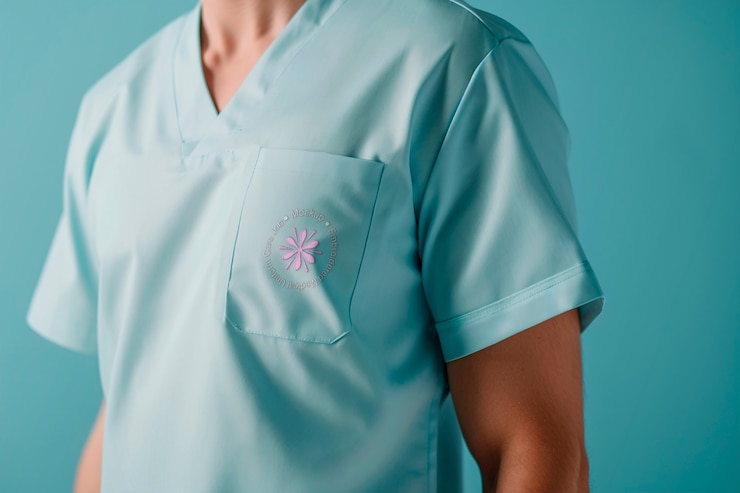 PSD progetto di modellazione dell'uniforme medica