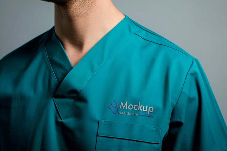 PSD progetto di modellazione dell'uniforme medica