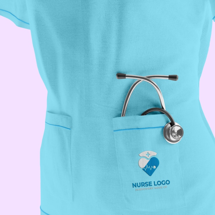 PSD progetto di modellazione dell'uniforme medica
