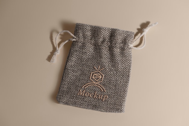 Progetto di modello del logo della borsa dei gioielli.