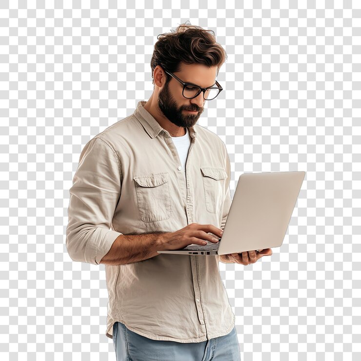 PSD programador que utiliza una computadora portátil