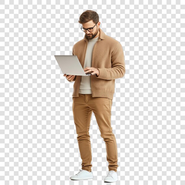 Programador que utiliza una computadora portátil