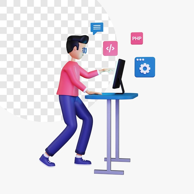 Programmation 3D avec ordinateur de bureau