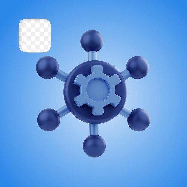 Programmiersprache 3D-Framework-Illustration