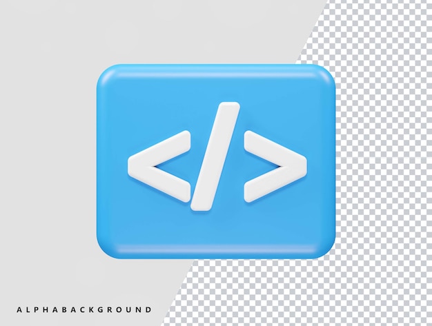 Programmiersymbol 3d rendern