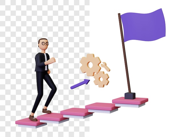 Progression commerciale en 3D