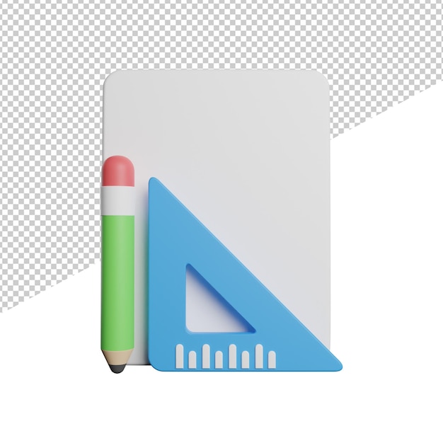 Projektfortschrittsplanung Vorderansicht 3D-Rendering-Symboldarstellung auf transparentem Hintergrund