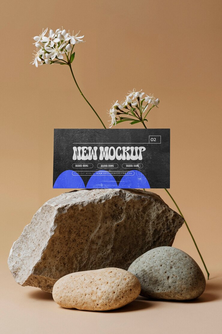 Projet de maquette de papeterie florale
