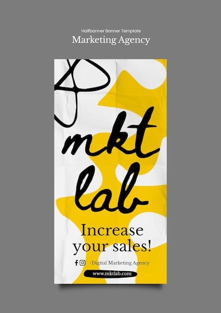 Projet de modèle d'agence de marketing