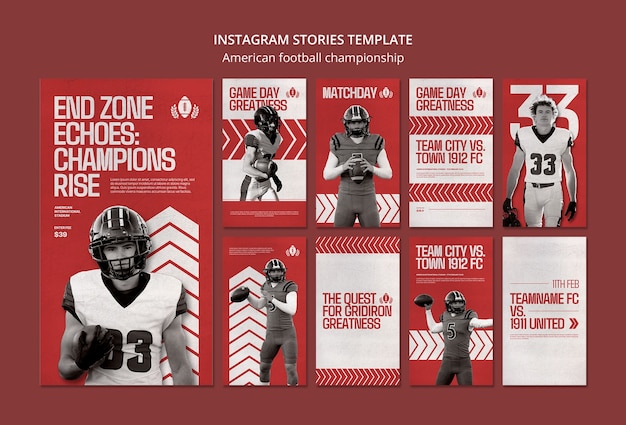 Projet de modèle de championnat de football américain