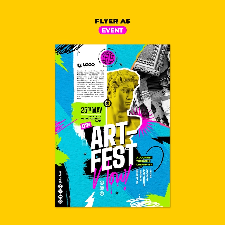 PSD projet de modèle d'événement artistique