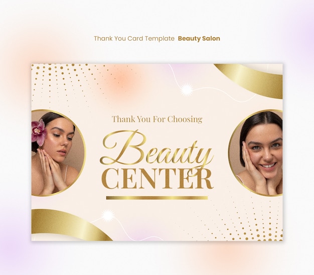Projet de modèle de salon de beauté