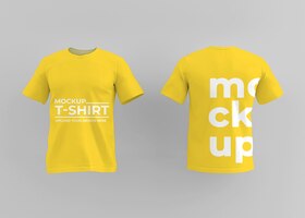 PSD projeto de maquete de camiseta realista para o conceito de moda