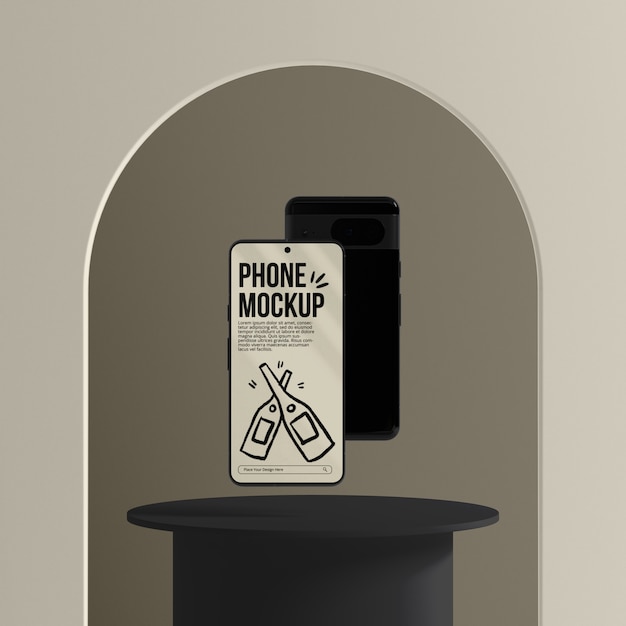 Projeto de maquete de dispositivo tecnológico