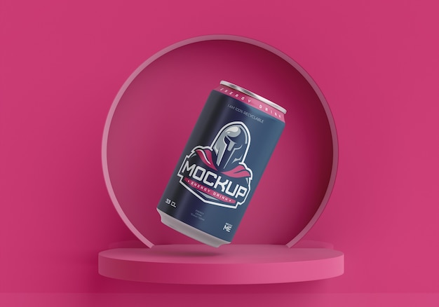 Projeto de maquete de embalagem de bebidas