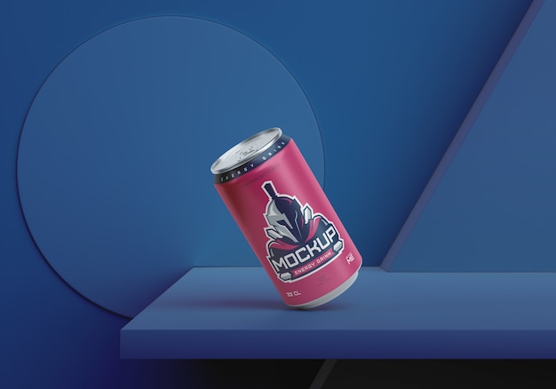 Projeto de maquete de embalagem de bebidas