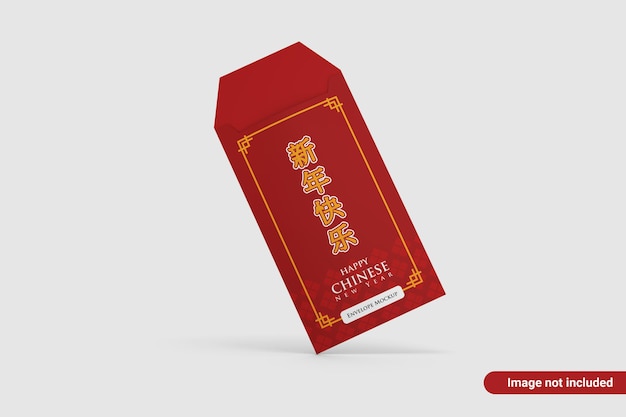 Projeto de maquete de envelope multiuso em renderização 3d