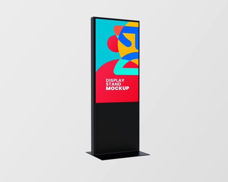 PSD projeto de maquete de outdoor isolado