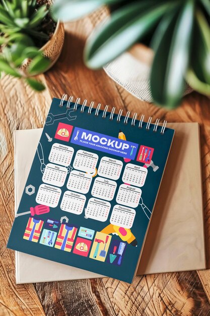 Projeto de modelo de calendário do dia do trabalho