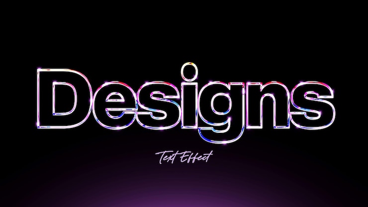 PSD projeto de modelo de efeito de estilo de texto 3d