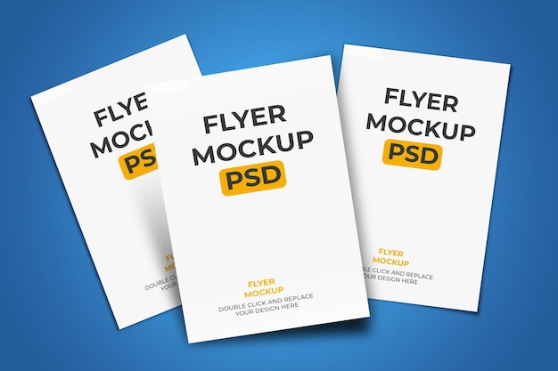 Projeto de modelo de panfleto PSD