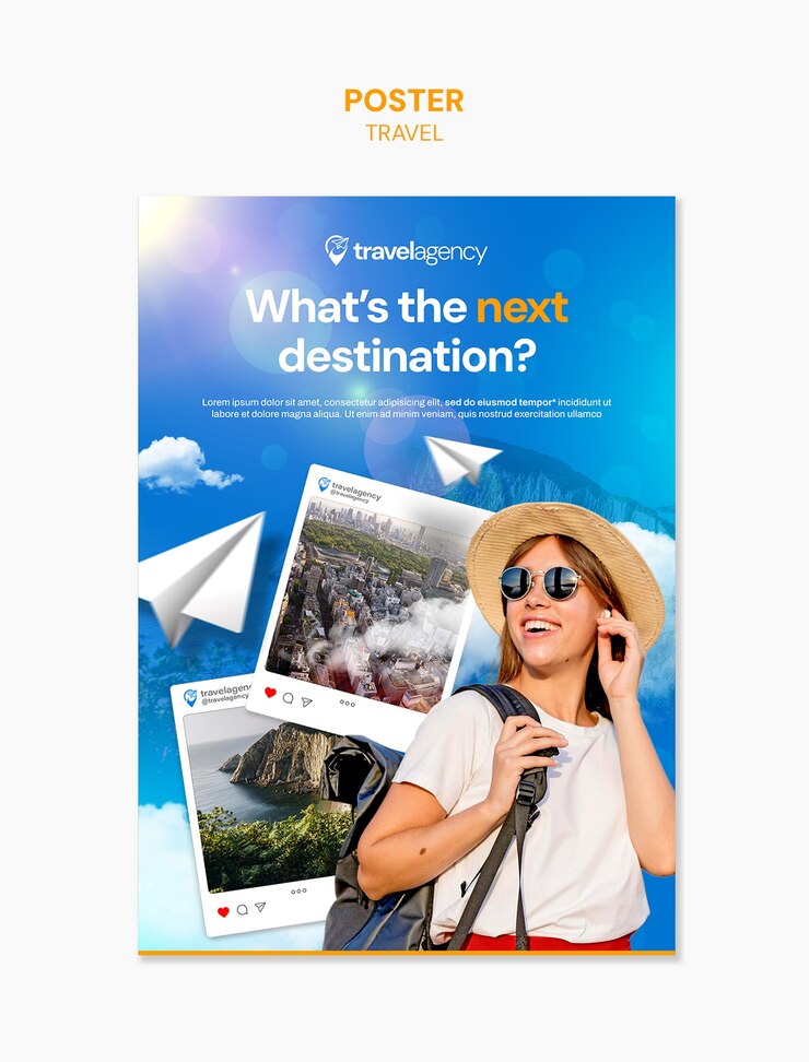 PSD projeto de modelo de viagem