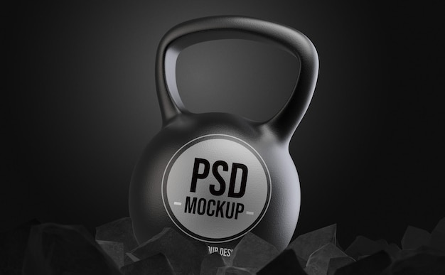 Projeto de renderização 3d da maquete kettlebell