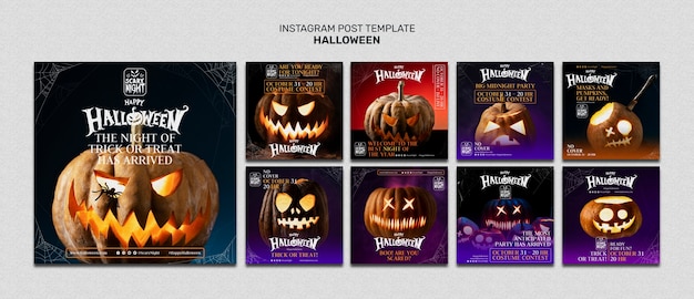 Projeto do modelo de Halloween
