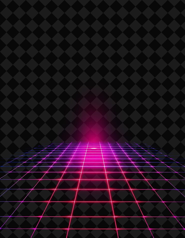 PSD les projets de grille laser combinant nettement le rouge vif et le bleu foncé ont inspiré y2kthe grid of light form