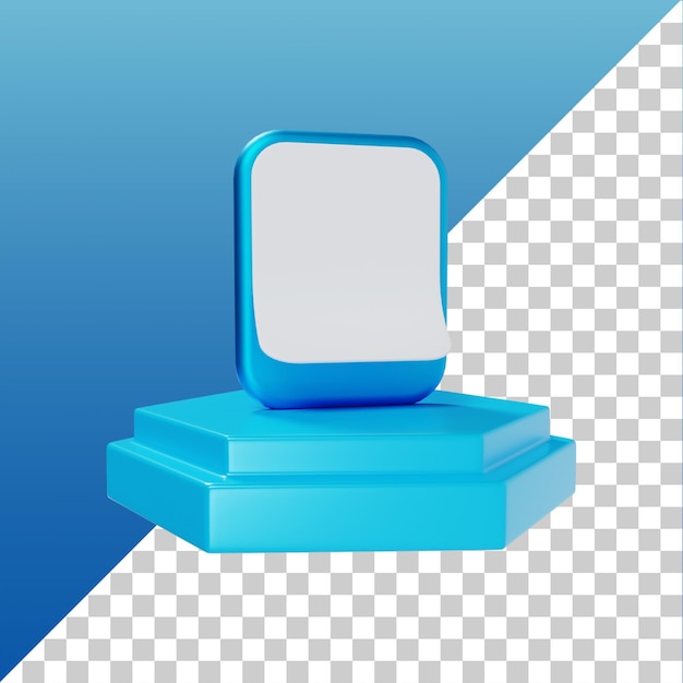 Promemoria carta con icone podio per app mobili web ux ui
